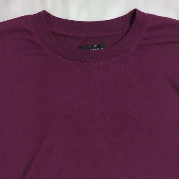 Lucky Brand Cozy Crewneck Knit Sweater, Color Potent Purple Medium Size S/P - Picture 6 of 14
